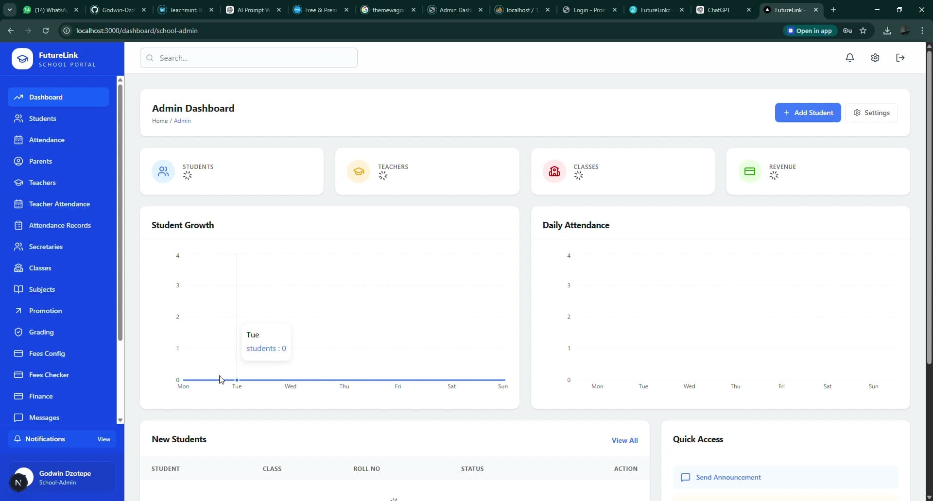 Admin Dashboard